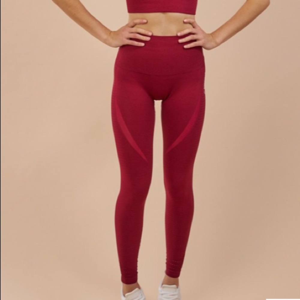 Original Gymshark Seamless Legging in Beet Marl